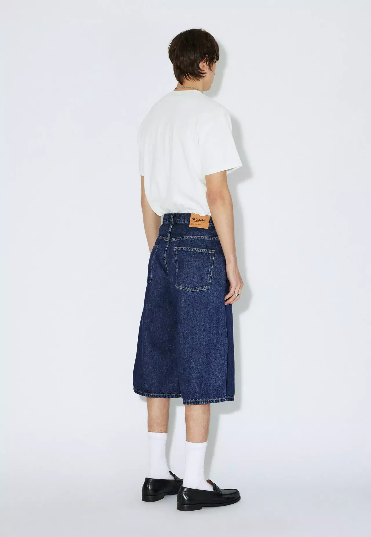 Dr.Denim Vali Shorts Haze Dark Retro Herren Baggy Fit Denim blau